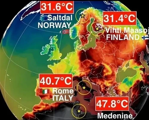 Чому в Європі так жарко?
